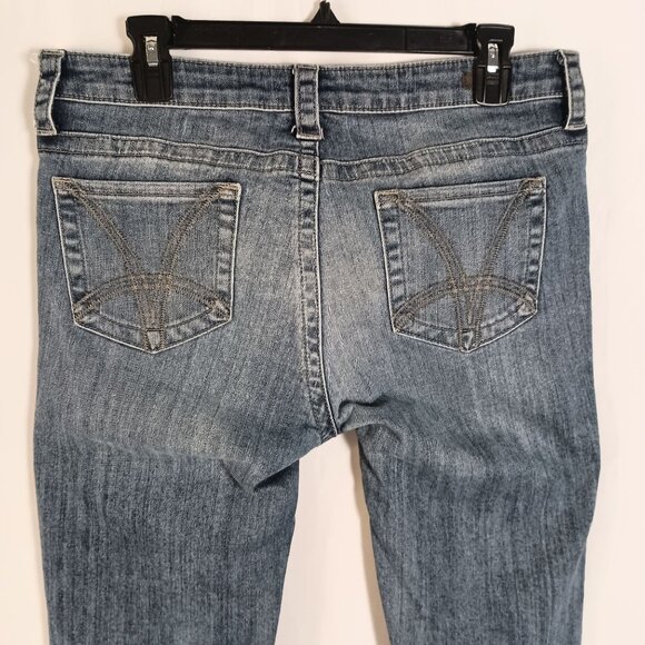 Kut from the Kloth Katy Mid Rise Straight Leg Jeans Sz 10 Denim Excellent - Picture 5 of 8